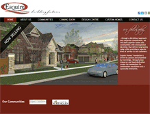 Tablet Screenshot of esquirehomes.ca